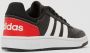Adidas Hoops 2.0 K Scarpe da Basket Nero Rosso Bianco Zwart - Thumbnail 5