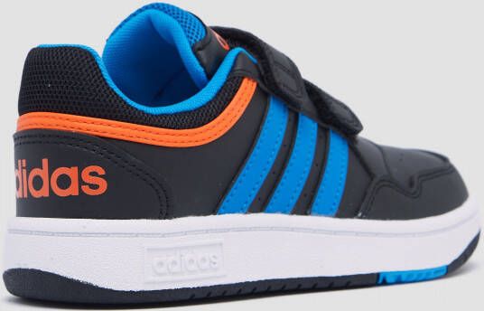 Adidas hoops 3.0 cf sneakers zwart oranje kinderen