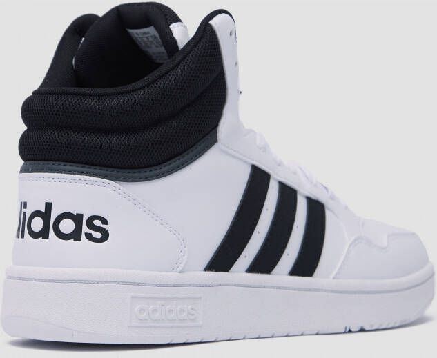 Adidas hoops 3.0 mid sneakers wit zwart heren