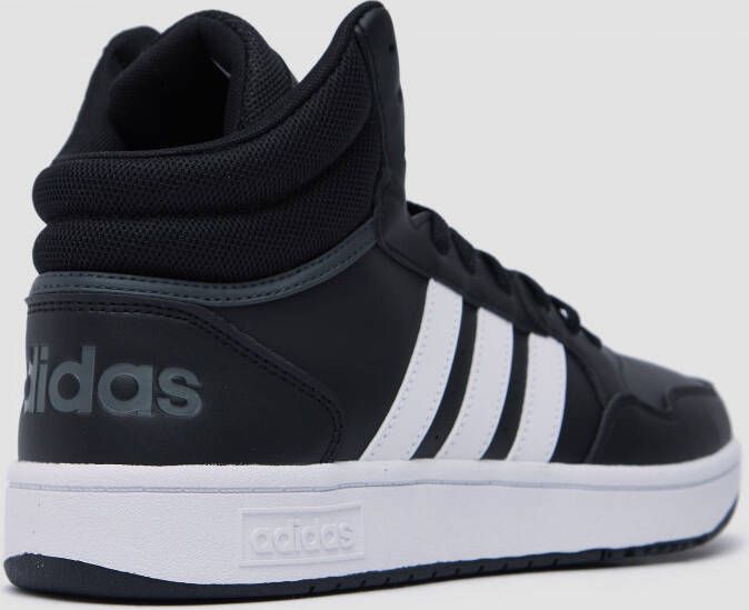 Adidas hoops 3.0 mid sneakers zwart heren