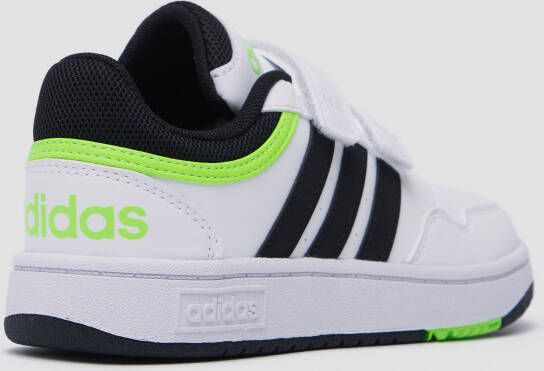 Adidas hoops 3.0 psf sneakers wit groen kinderen