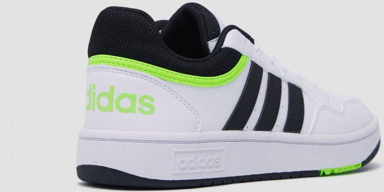 Adidas hoops 3.0 sneakers wit groen kinderen