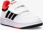 Adidas Sportswear Hoops 3.0 sneakers wit zwart rood Imitatieleer 23 1 2 - Thumbnail 8