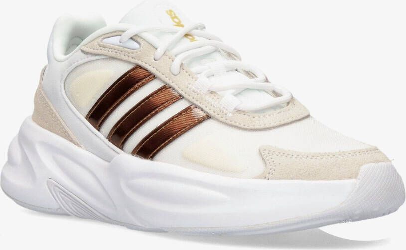 Adidas ozelle sneakers wit goud dames
