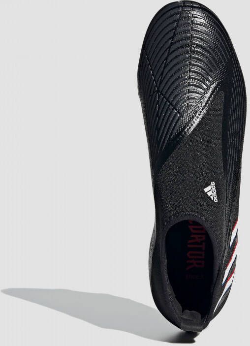 Adidas predator edge.3 laceless fg voetbalschoenen zwart