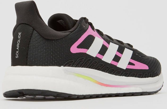 Adidas solar glide 3 hardloopschoenen zwart roze dames