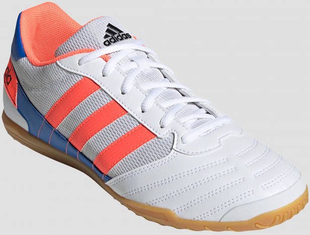 Adidas super sala in voetbalschoenen wit oranje