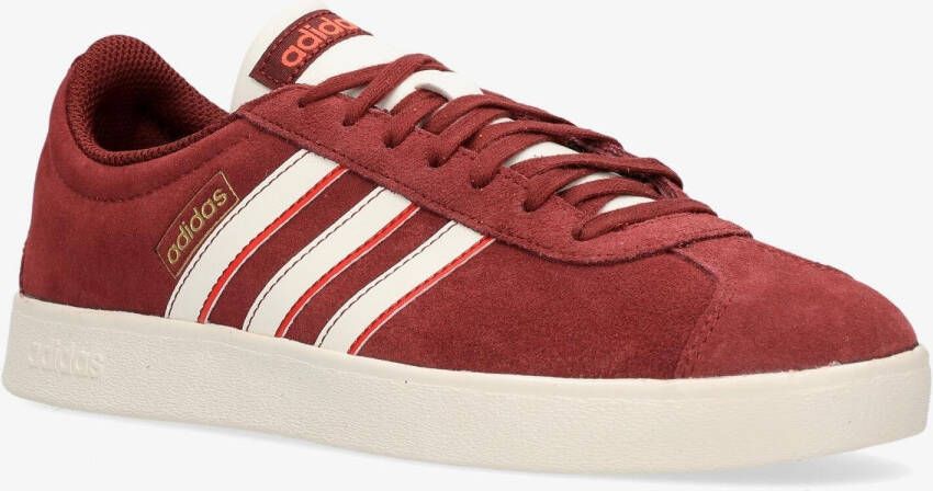 Adidas vl court 2.0 sneakers rood wit heren