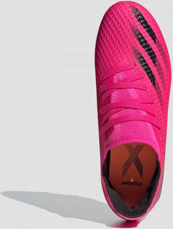 Adidas x ghosted.3 fg voetbalschoenen roze kinderen