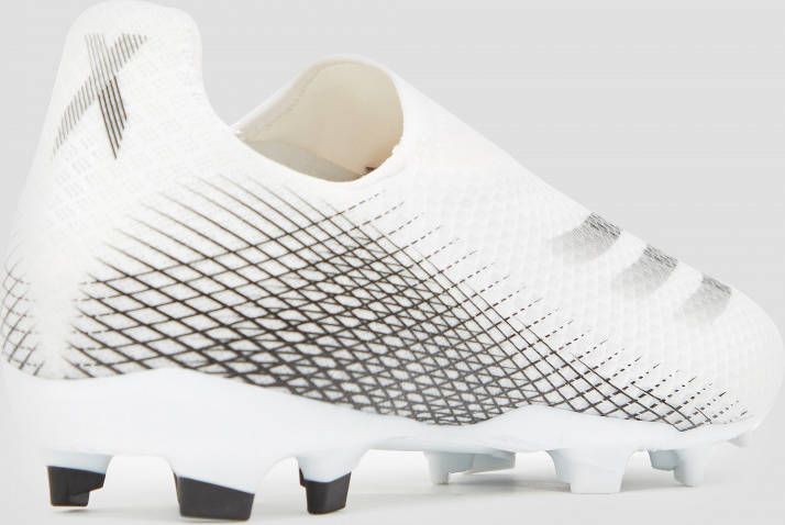 Adidas x ghosted.3 ll fg voetbalschoenen wit zwart kinderen