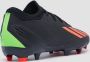 Adidas X Speedportal.3 Firm Ground Voetbalschoenen Core Black Solar Red Team Solar Green Dames - Thumbnail 6