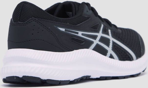 ASICS contend 8 hardloopschoenen zwart wit kinderen