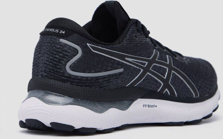 ASICS gel-nimbus 24 hardloopschoenen zwart wit dames