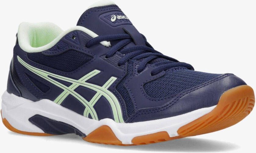 ASICS gel rocket 10 indoorschoenen blauw wit dames