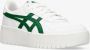 ASICS Platform Tussenzool Synthetisch Leren Sneakers Green Dames - Thumbnail 10