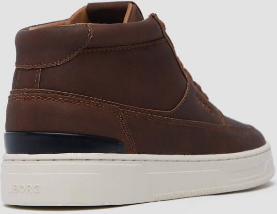 Bjorn Borg t1050 mid sneakers bruin kinderen
