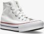 Converse Chuck Taylor All Star Eva Lift Canvas Platform (gs) Fashion sneakers Schoenen white garnet maat: 37 beschikbare maaten:36 37.5 38 39 - Thumbnail 11