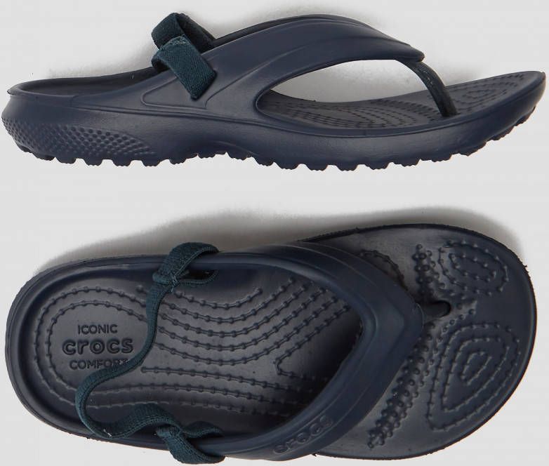 Crocs classic flip slippers blauw kinderen