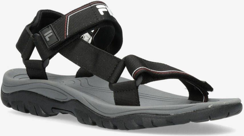 Fila lendi wandelsandalen zwart rood heren