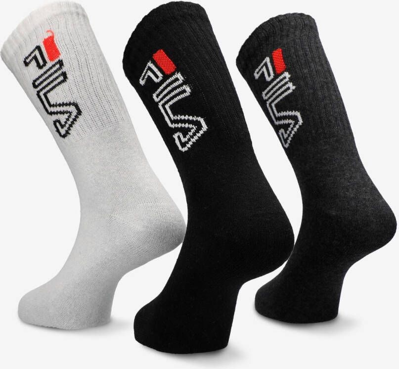 Fila sokken zwart grijs heren