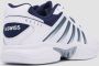 K-Swiss Receiver V Indoor Heren Sportschoenen Tennis Smashcourt White Blue - Thumbnail 4