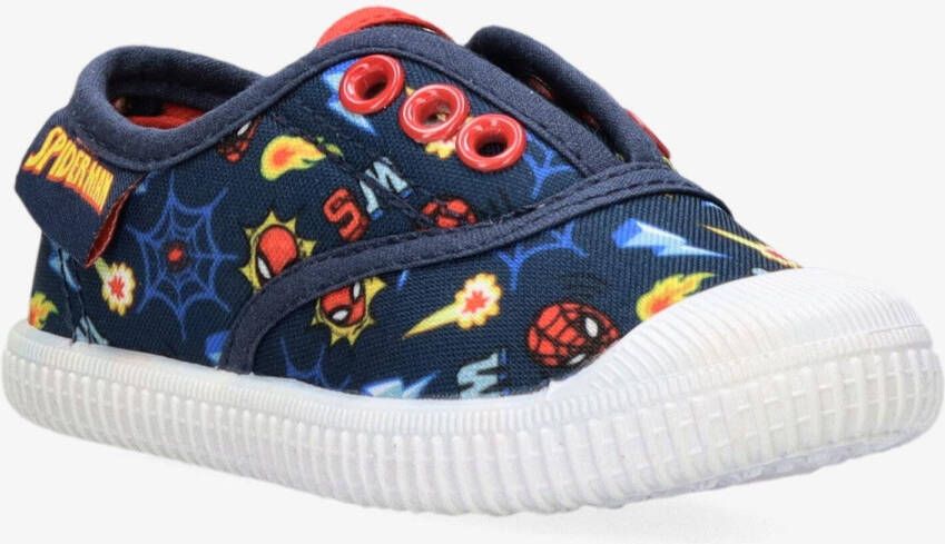 LICENSE spiderman ali canvas sneakers blauw kinderen