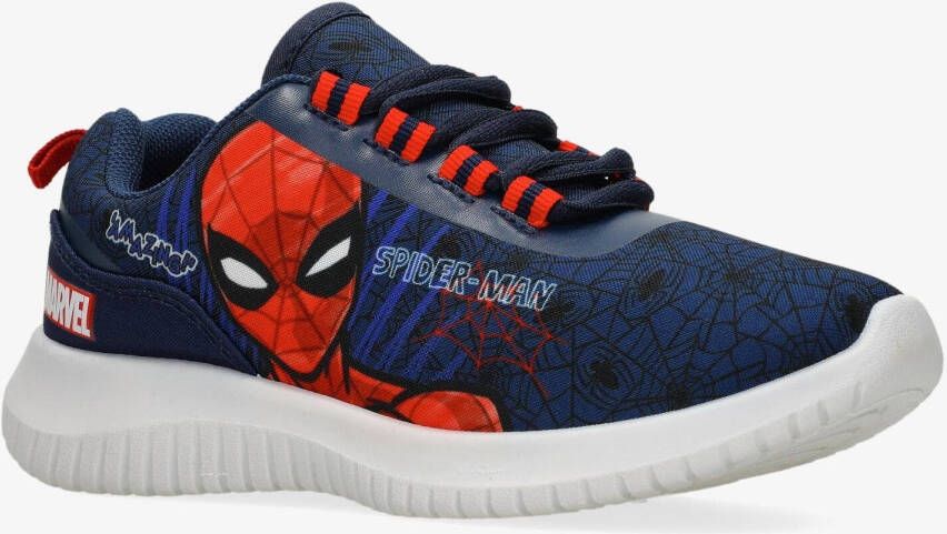 LICENSE spiderman bruce comfort sneakers blauw rood kinderen