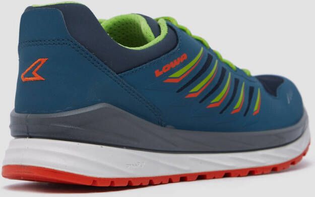 Lowa axos gtx low wandelschoenen blauw groen heren