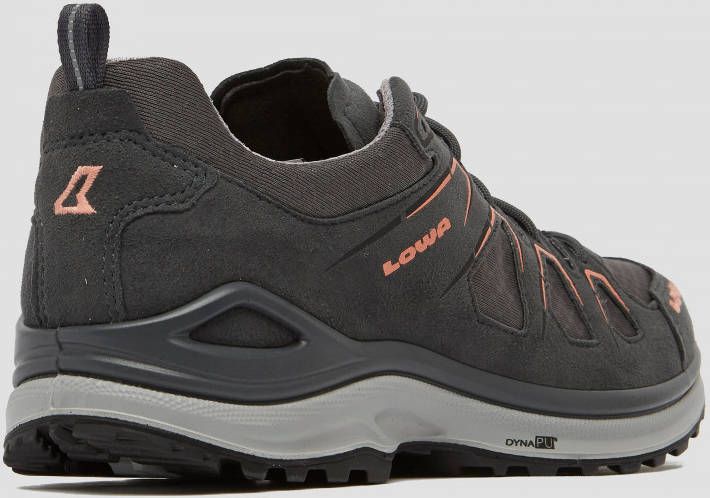 Lowa innox evo low gore tex wandelschoenen grijs roze dames