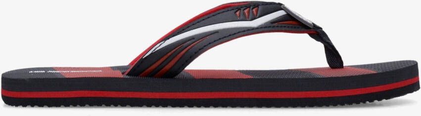 NICOBOCO itau slippers rood zwart kinderen
