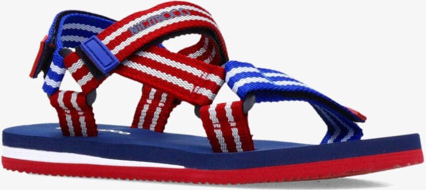 NICOBOCO vok sandalen blauw rood kinderen
