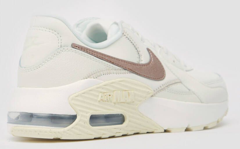 Nike air max excee leather sneakers bruin dames
