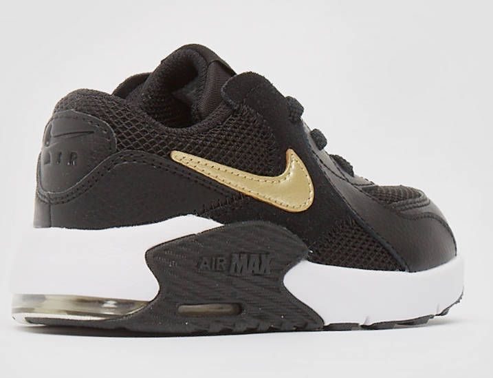 Nike air max excee sneakers zwart goud kinderen