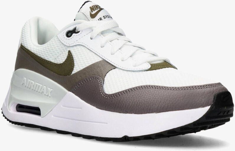 Nike air max systm sneakers wit bruin heren