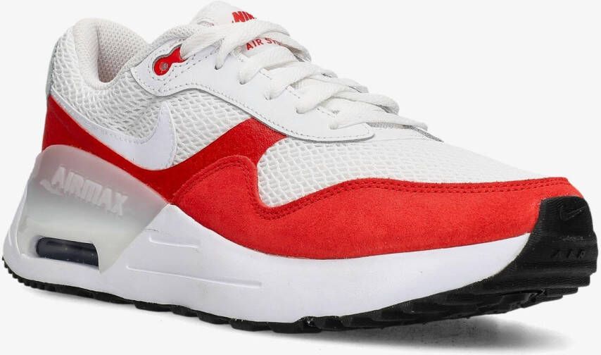 Nike air max systm sneakers wit rood heren