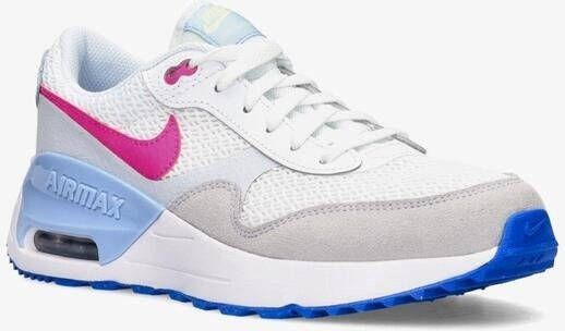 Nike air max systm sneakers wit roze kinderen