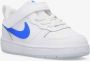 Nike court borough low 2 sneakers wit blauw kinderen - Thumbnail 2