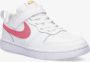 Nike court borough low 2 sneakers wit roze kinderen - Thumbnail 2