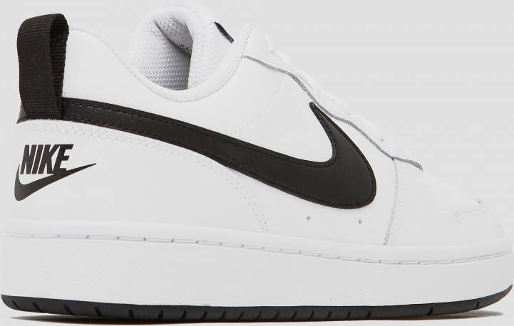 Nike court borough low 2 sneakers wit zwart kinderen