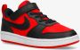 Nike court borough low recraft classic sneakers rood zwart kinderen - Thumbnail 2