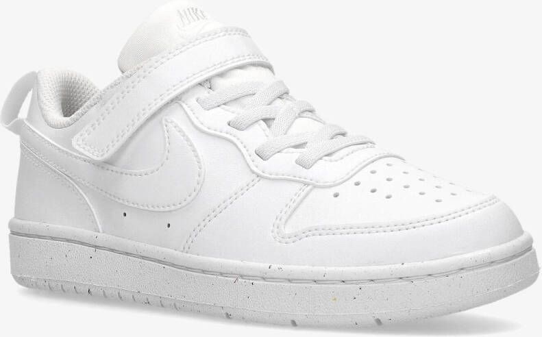 Nike court borough low recraft sneakers wit kinderen