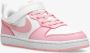Nike court borough low recraft sneakers wit roze kinderen - Thumbnail 3