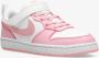 Nike court borough low recraft sneakers wit roze kinderen - Thumbnail 3
