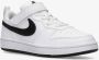 Nike court borough low recraft sneakers wit zwart kinderen - Thumbnail 2