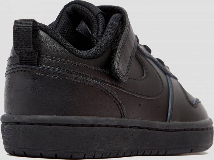 Nike court borough low sneakers zwart kinderen