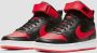 Nike Court Borough Mid 2 (GS) leren sneakers zwart rood - Thumbnail 8