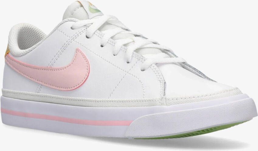 Nike court legacy chk sneakers wit roze dames