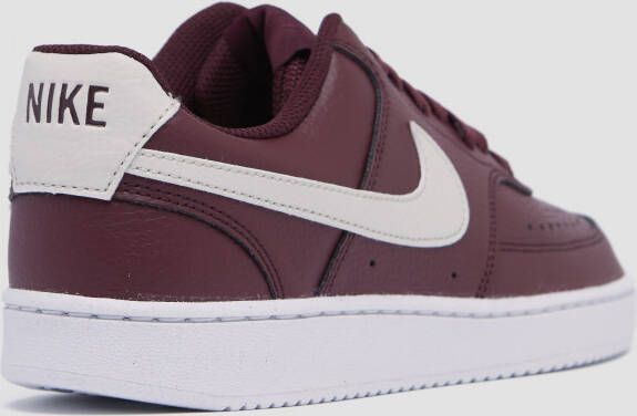 Nike court vision low next nature sneakers bordeaux dames