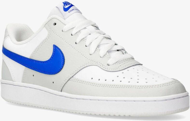 Nike court vision low sneakers blauw wit heren