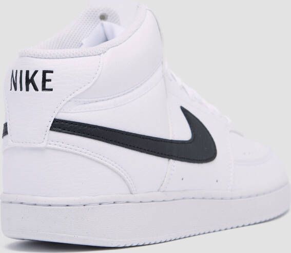Nike court vision mid next nature sneakers wit zwart heren